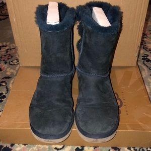 Navy Bailey Bow UGGs